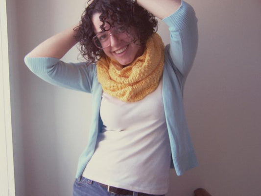 Hurrah! Free Cowl Knitting Pattern Spreads