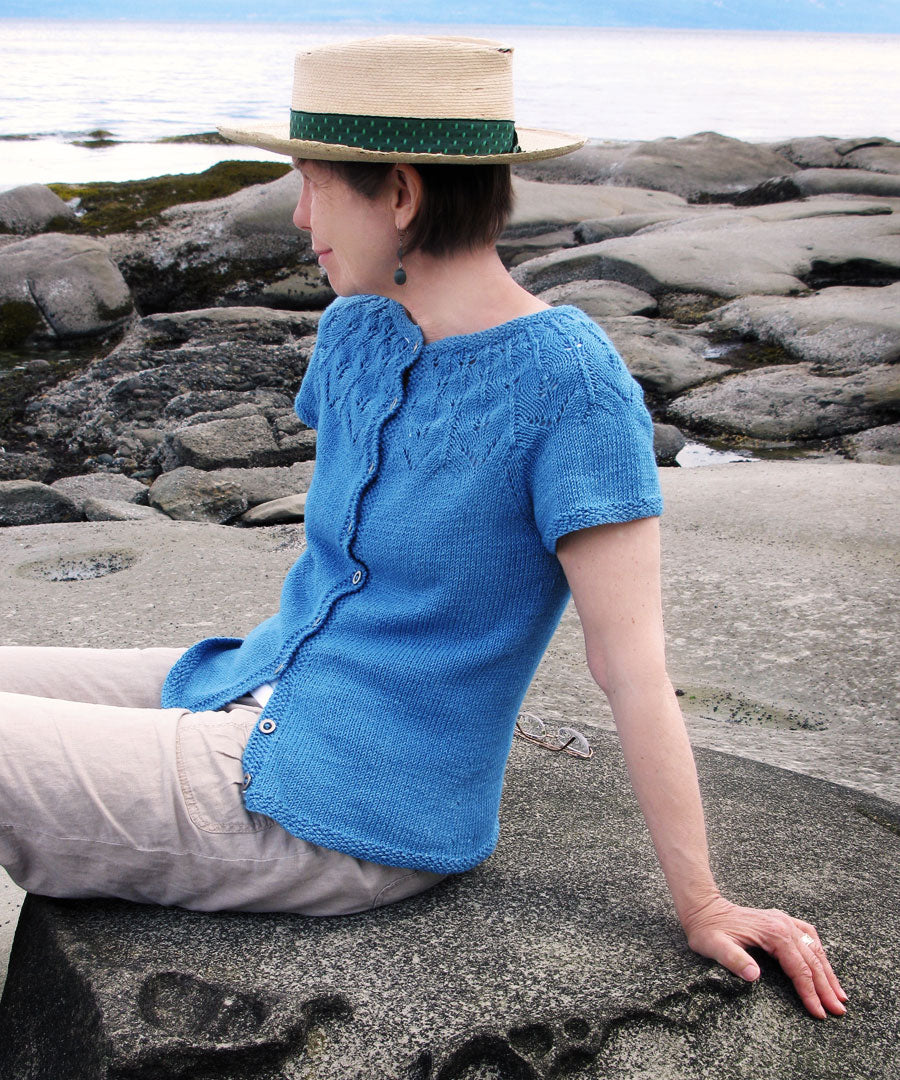 Helliwell Cardigan-Downloadable knitting pattern-Tricksy Knitter