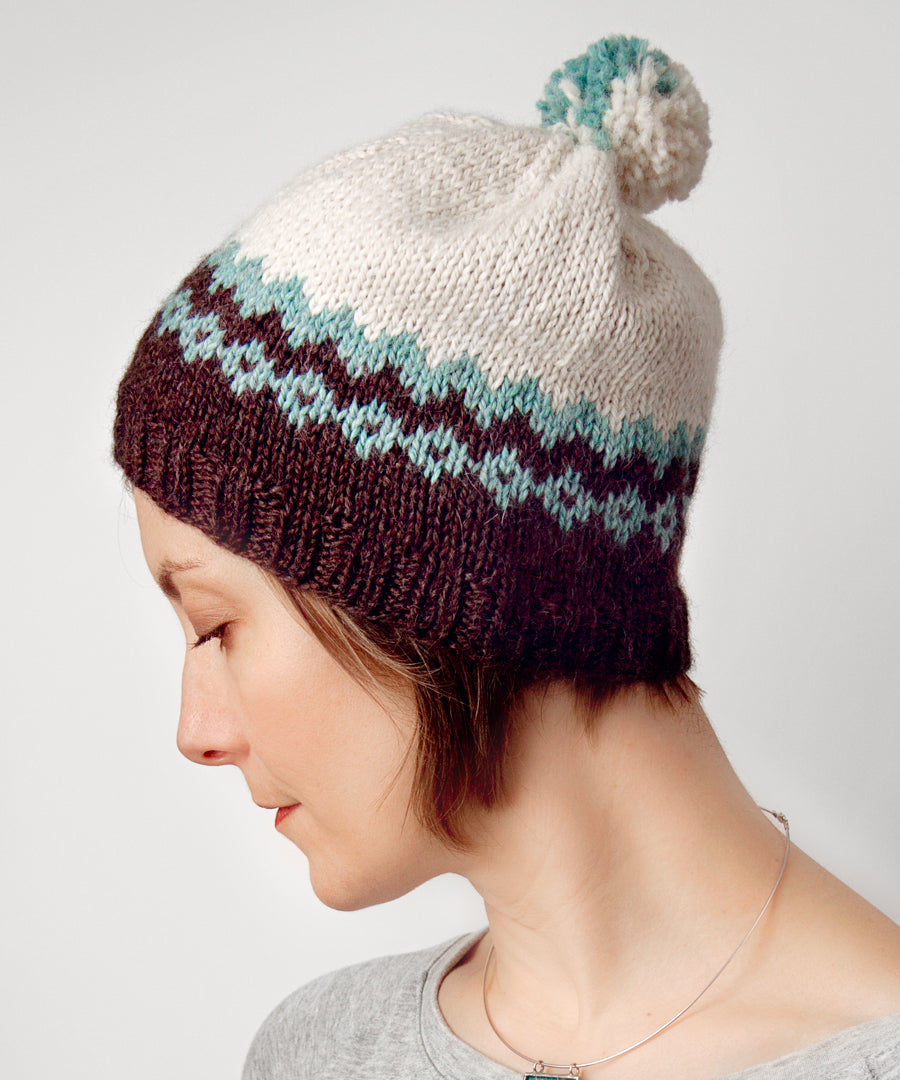 Gatineau Hat-Downloadable knitting pattern-Tricksy Knitter