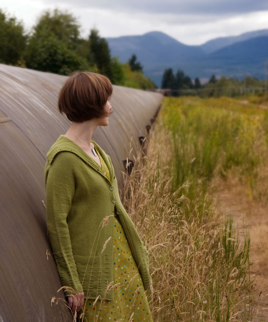 Arbois Cardigan-Downloadable knitting pattern-Tricksy Knitter