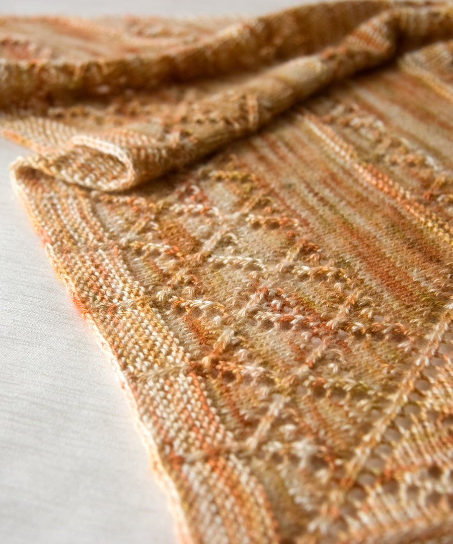 Arimono Shawl-Downloadable knitting pattern-Tricksy Knitter