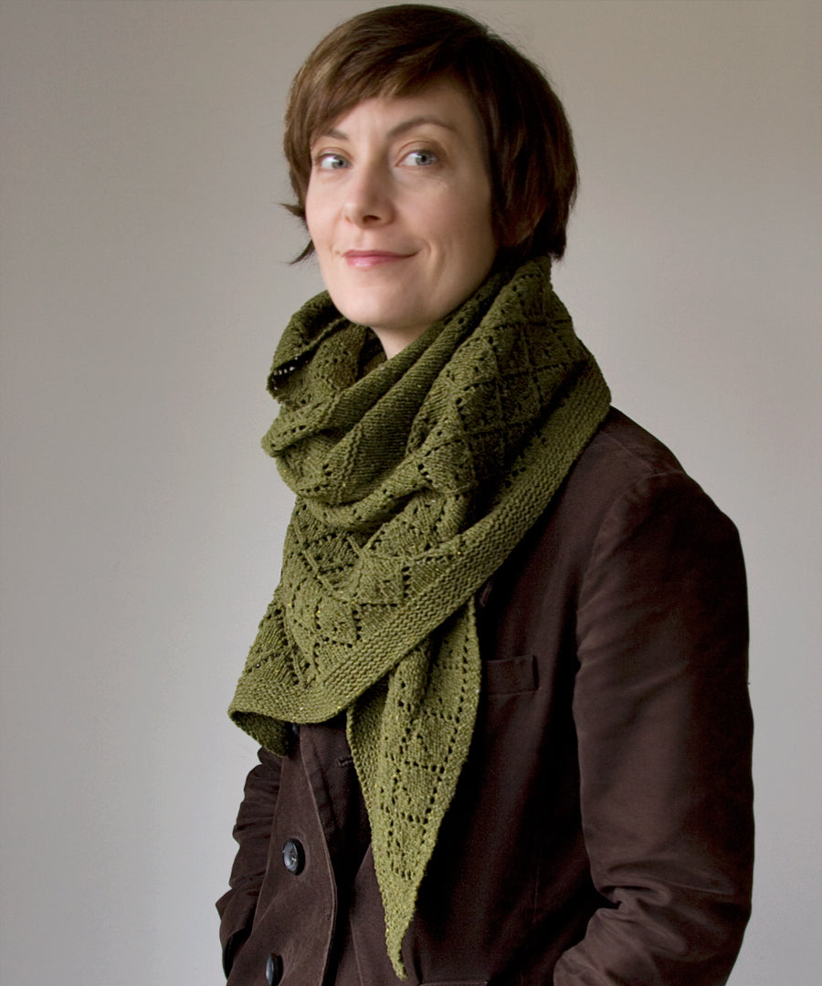 Arimono Shawl-Downloadable knitting pattern-Tricksy Knitter