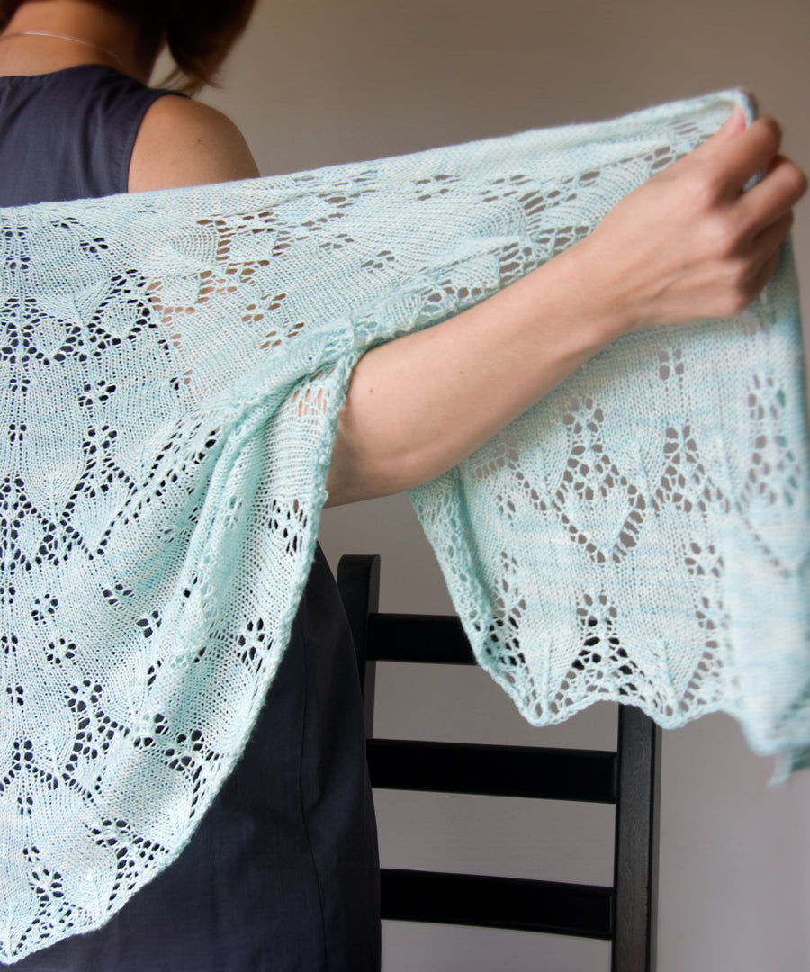 Trifle Shawl-Downloadable knitting pattern-Tricksy Knitter