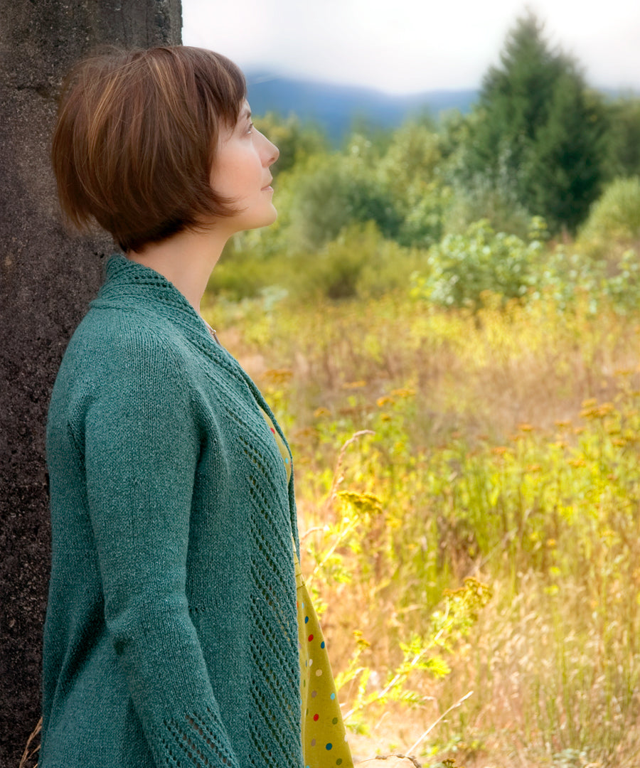 Clairette Cardigan-Downloadable knitting pattern-Tricksy Knitter