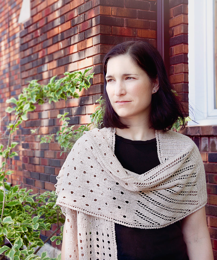 Claro Wrap-Downloadable knitting pattern-Tricksy Knitter