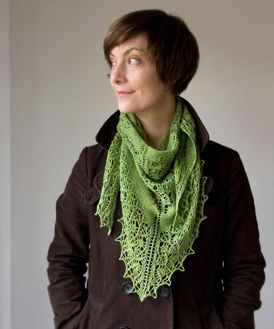 Fledge Shawl-Downloadable knitting pattern-Tricksy Knitter