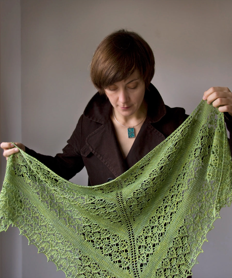 Fledge Shawl-Downloadable knitting pattern-Tricksy Knitter