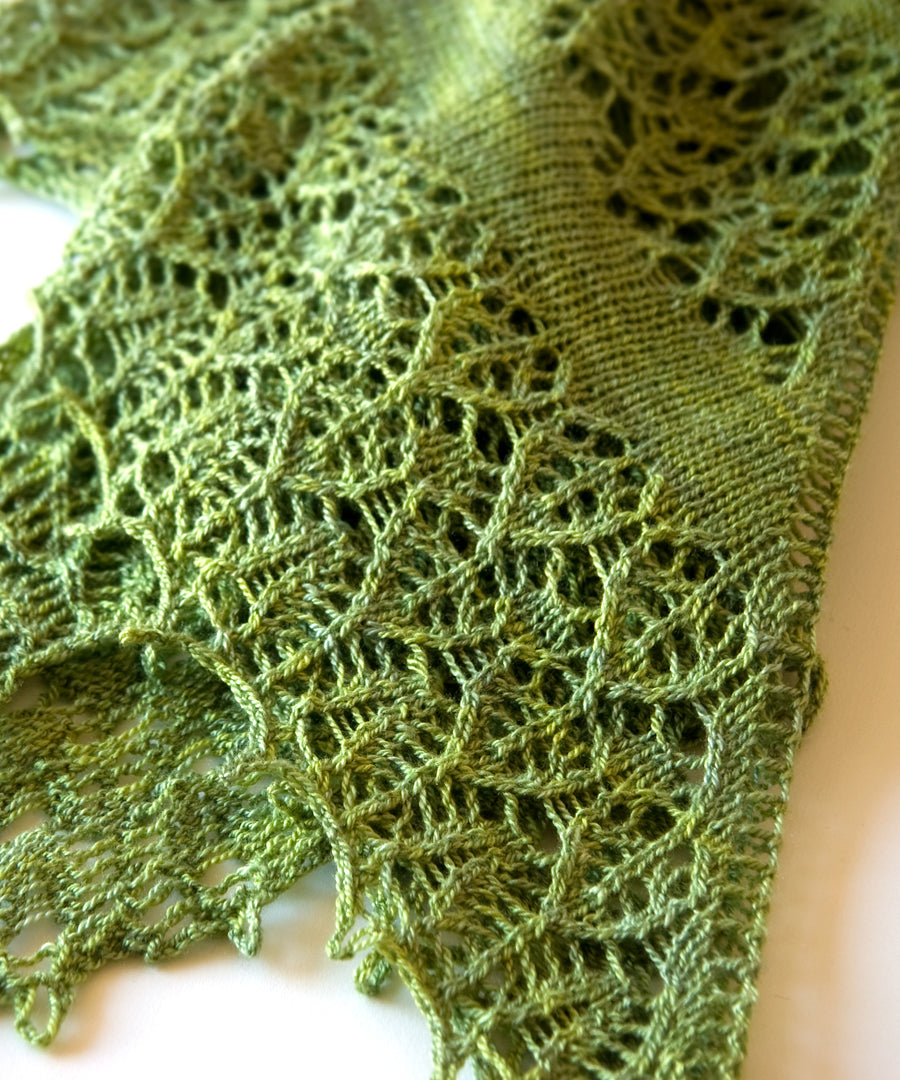 Fledge Shawl-Downloadable knitting pattern-Tricksy Knitter