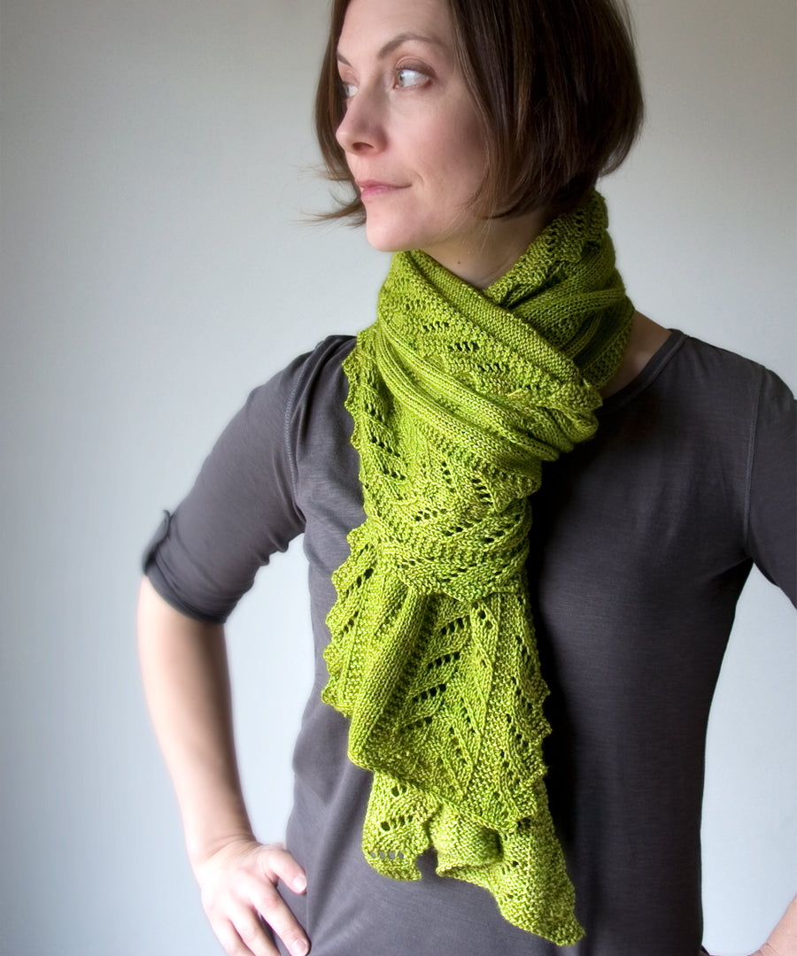 Paravel Wrap-Downloadable knitting pattern-Tricksy Knitter