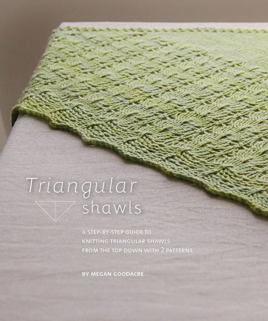 Triangular Shawls: Step by step guide with 2 patterns-Downloadable knitting pattern-Tricksy Knitter