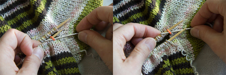 How to Graft Underarm Stitches in a Seamless Sweater - Part 2