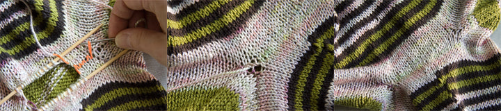 How to Graft Underarm Stitches in a Seamless Sweater - Part 3
