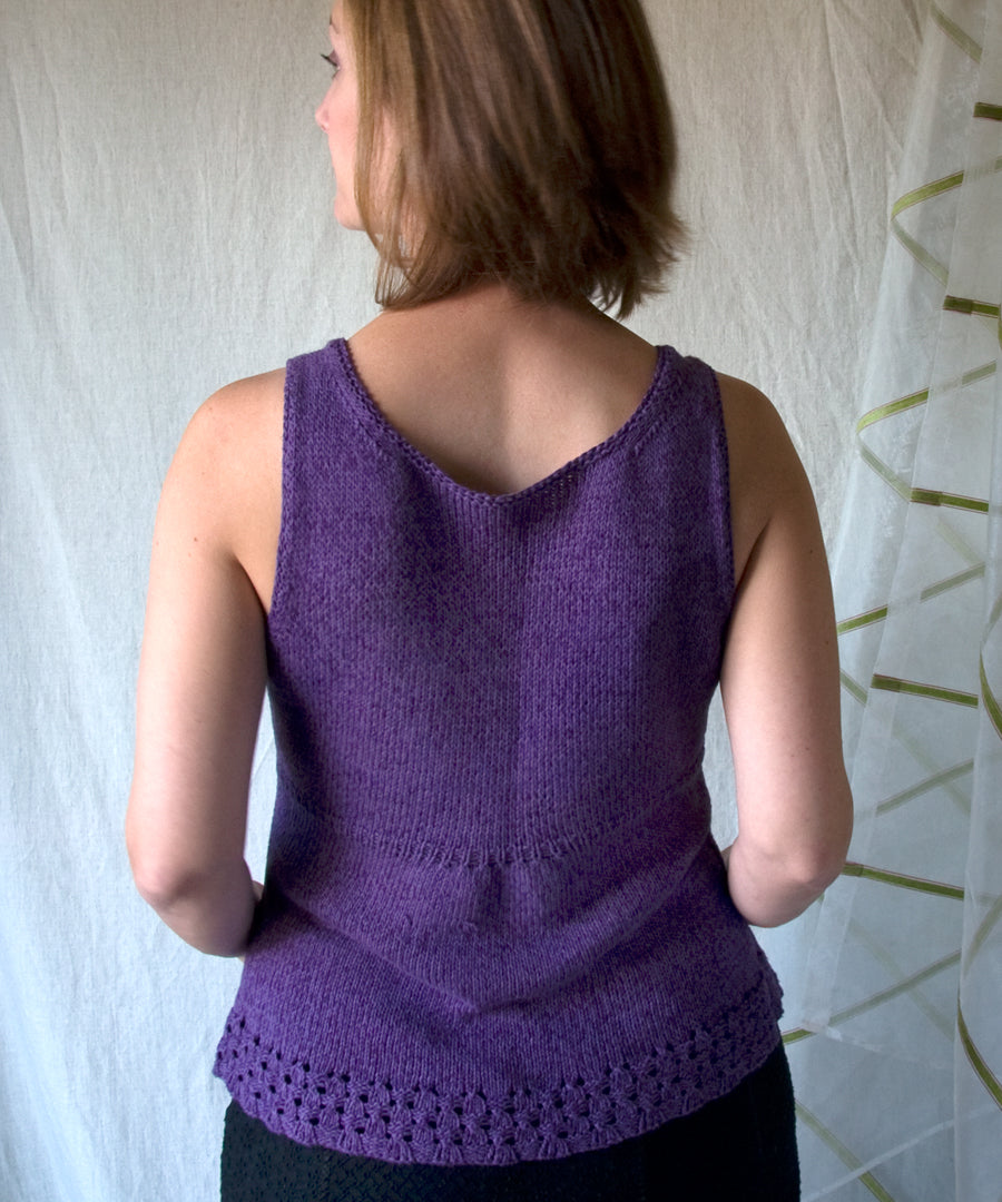 Tricksy Tank-Downloadable knitting pattern-Tricksy Knitter
