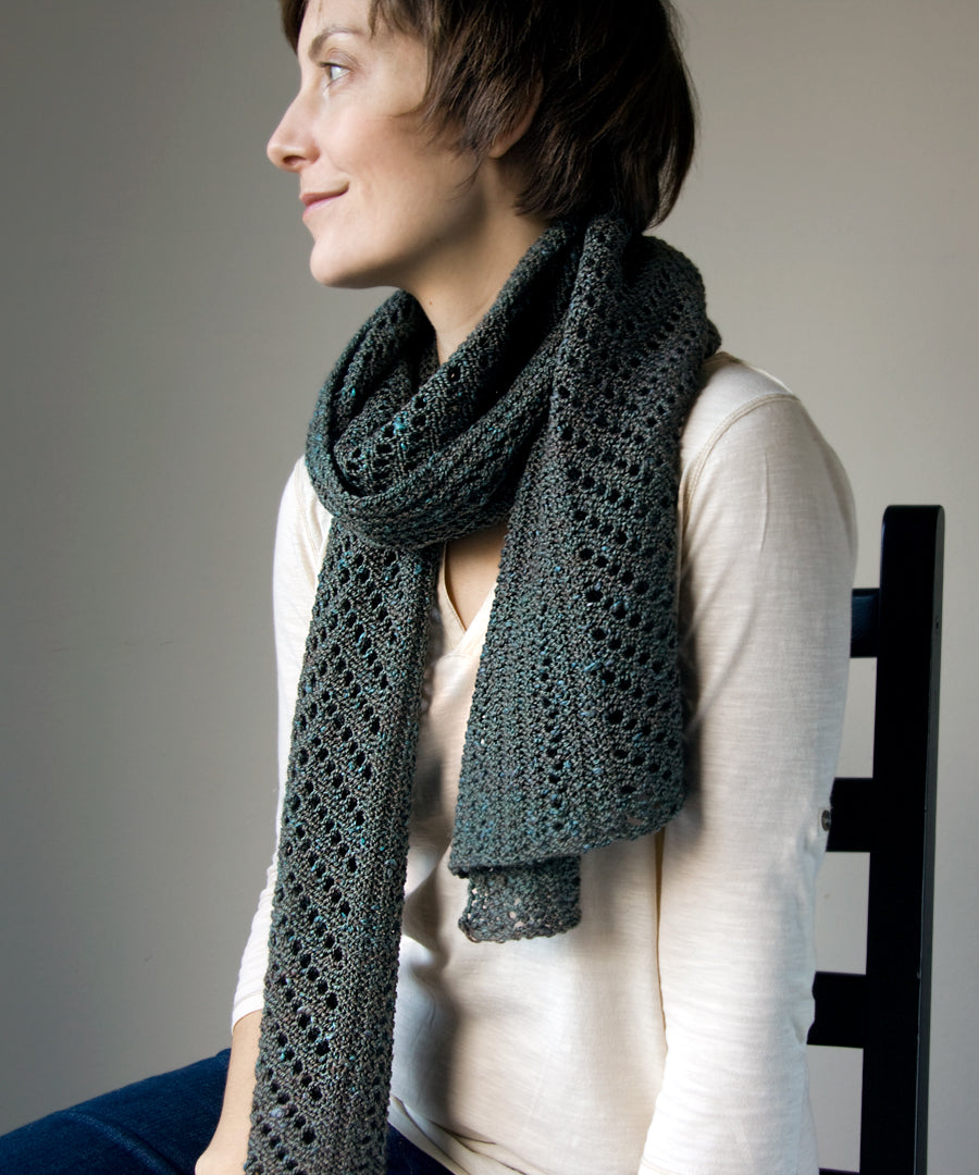 Boiseau Wrap-Downloadable knitting pattern-Tricksy Knitter