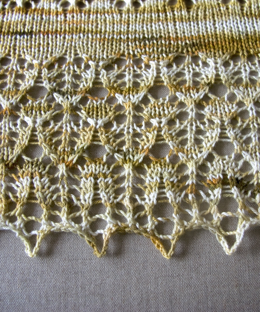 Fledge Shawl-Downloadable knitting pattern-Tricksy Knitter